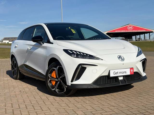 MG MG 4 1.5 64kWh XPOWER Hatchback 5dr Electric Auto 4WD (Dual Motor) (435 ps) Hatchback Electric Arctic White