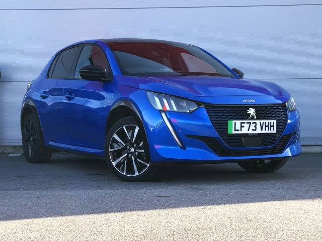 Peugeot e-208 50kWh GT Auto 5dr (7.4kW Charger) Hatchback Electric Blue