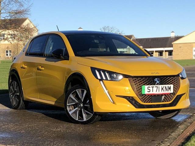 Peugeot e-208 50kWh GT Premium Auto 5dr Hatchback Electric Yellow