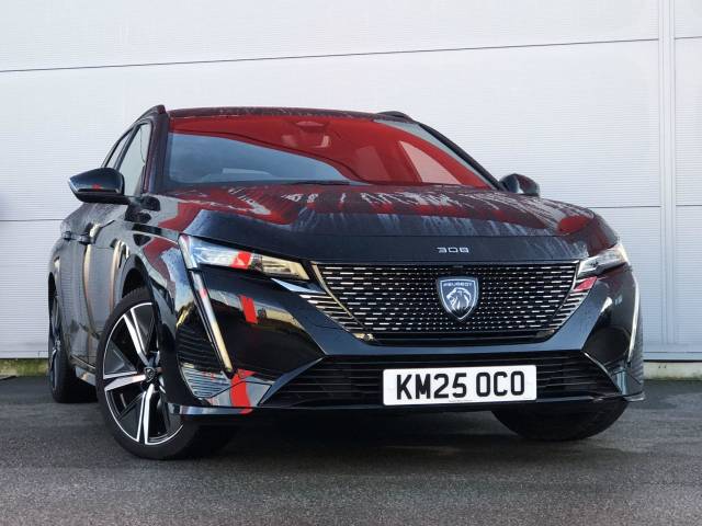 Peugeot 308 SW 1.2 HYBRID GT e-DSC6 Euro 6 (s/s) 5dr Estate Hybrid Black