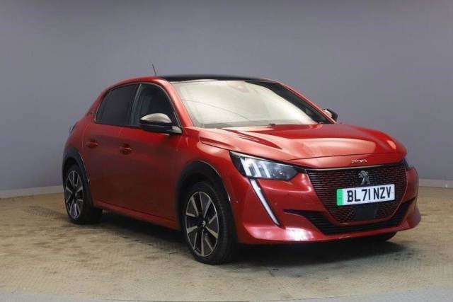 Peugeot e-208 50kWh GT Premium Auto 5dr Hatchback Electric Red