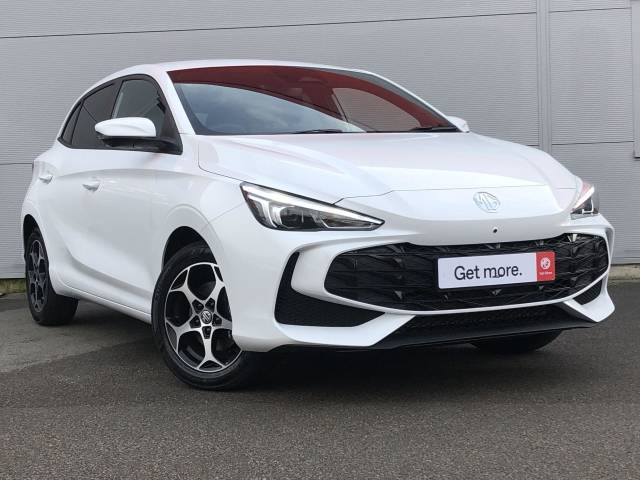 MG MG3 1.5 Hybrid+ MHEV Trophy Hatchback 5dr Petrol Hybrid Auto Euro 6 (s/s) (194 ps) Hatchback Hybrid Arctic White