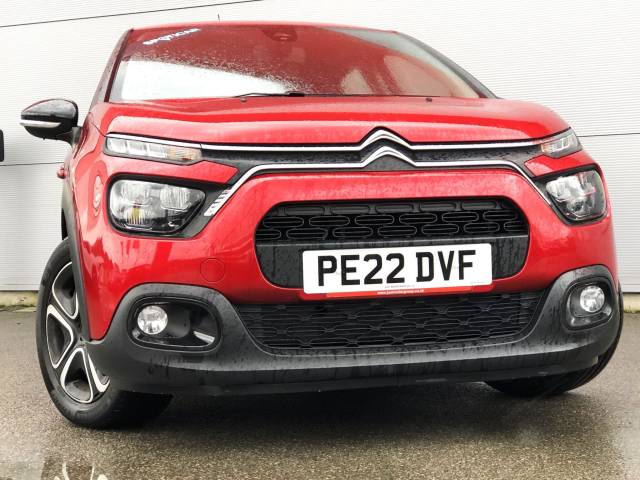 Citroen C3 1.2 PureTech Sense Euro 6 (s/s) 5dr Hatchback Petrol Red