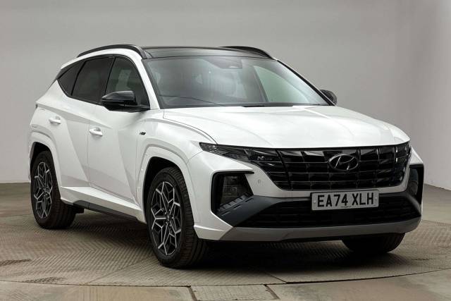 Hyundai TUCSON 1.6 TGDi Plug-in Hybrid N Line S 5dr 4WD Auto Estate Petrol / Electric Hybrid WHITE
