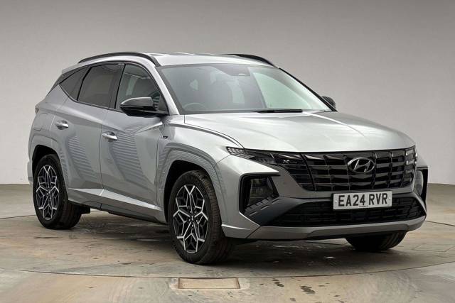 Hyundai TUCSON 1.6 TGDi Plug-in Hybrid N Line 5dr 4WD Auto Estate Petrol / Electric Hybrid SILVER