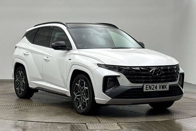 Hyundai TUCSON 1.6 TGDi Plug-in Hybrid N Line S 5dr 4WD Auto Estate Petrol / Electric Hybrid WHITE