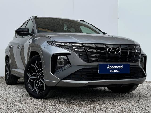 Hyundai TUCSON 1.6 TGDi Plug-in Hybrid N Line 5dr 4WD Auto Estate Petrol / Electric Hybrid SILVER