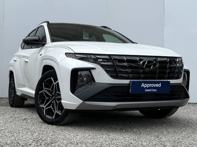 Hyundai TUCSON 1.6 TGDi Plug-in Hybrid N Line S 5dr 4WD Auto Estate Petrol / Electric Hybrid WHITE