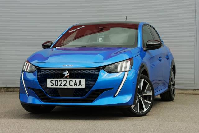 2022 Peugeot e-208 50kWh GT Hatchback 5dr Electric Auto (11kW Charger) (136 ps)