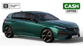 PEUGEOT E 308 ELECTRIC HATCHBACK at Just Motor Group Keighley
